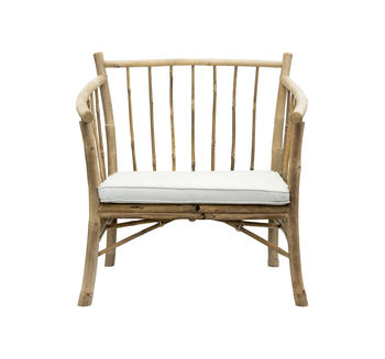 Outdoor Bamboo Chairs Set, 4 of 6