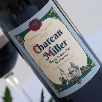 Personalised 'Chateau' Premium Wine, 3 of 5