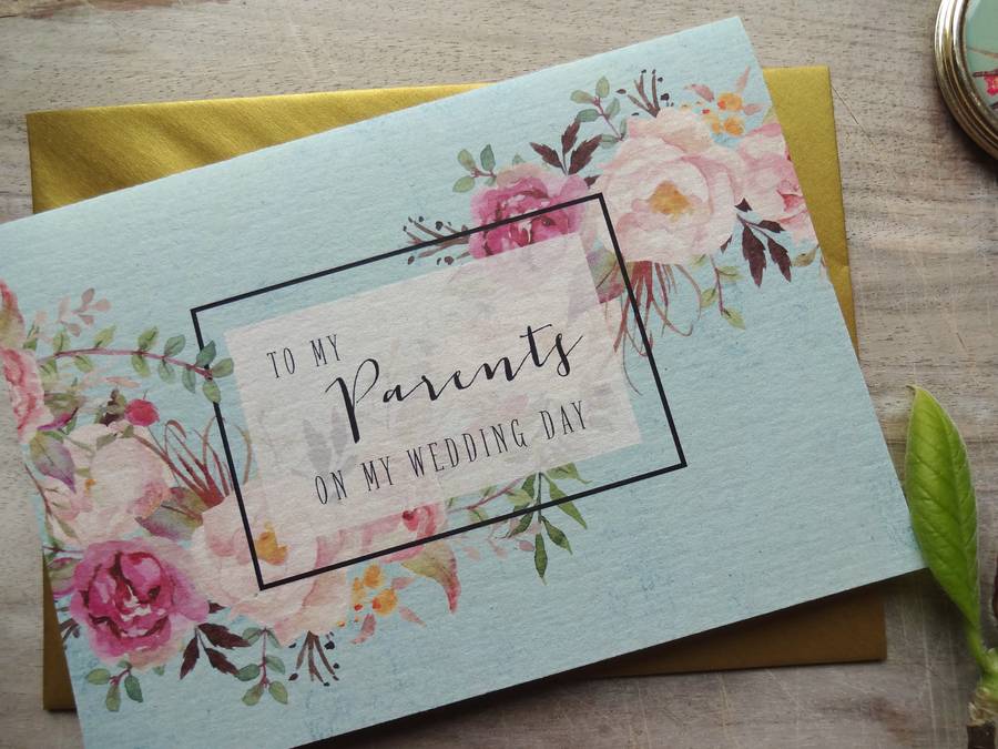 parents day unique card