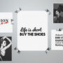 Fashion Print 'Life Is Short Buy The Shoes', thumbnail 2 of 2
