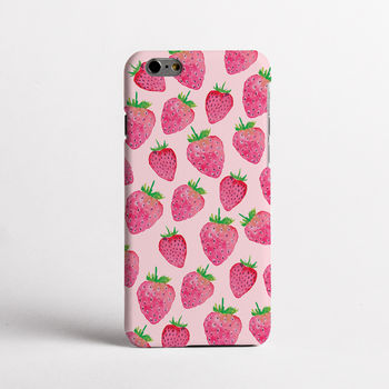 Strawberry Print Phone Case, 2 of 3