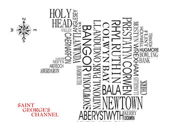 Wales Word Map, 3 of 4