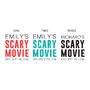 Personalised Scary Movie Security Cushion, thumbnail 2 of 2