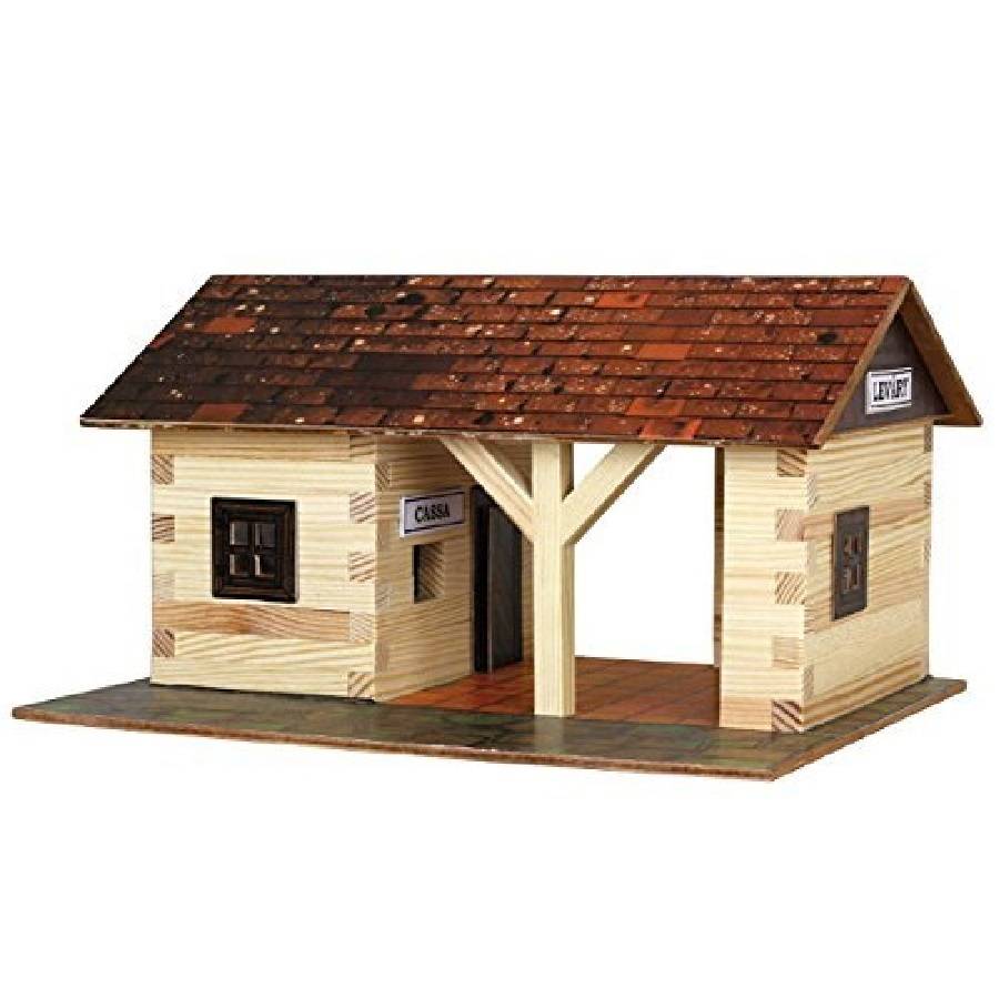 build your own wooden railway station by crafts4kids