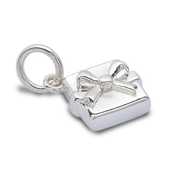 Personalised Present Solid Silver Charm, 9 of 10