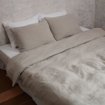 Stone Washed Bed Linen Duvet, 2 of 12