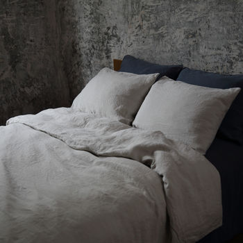 Stone Washed Bed Linen Duvet, 5 of 12