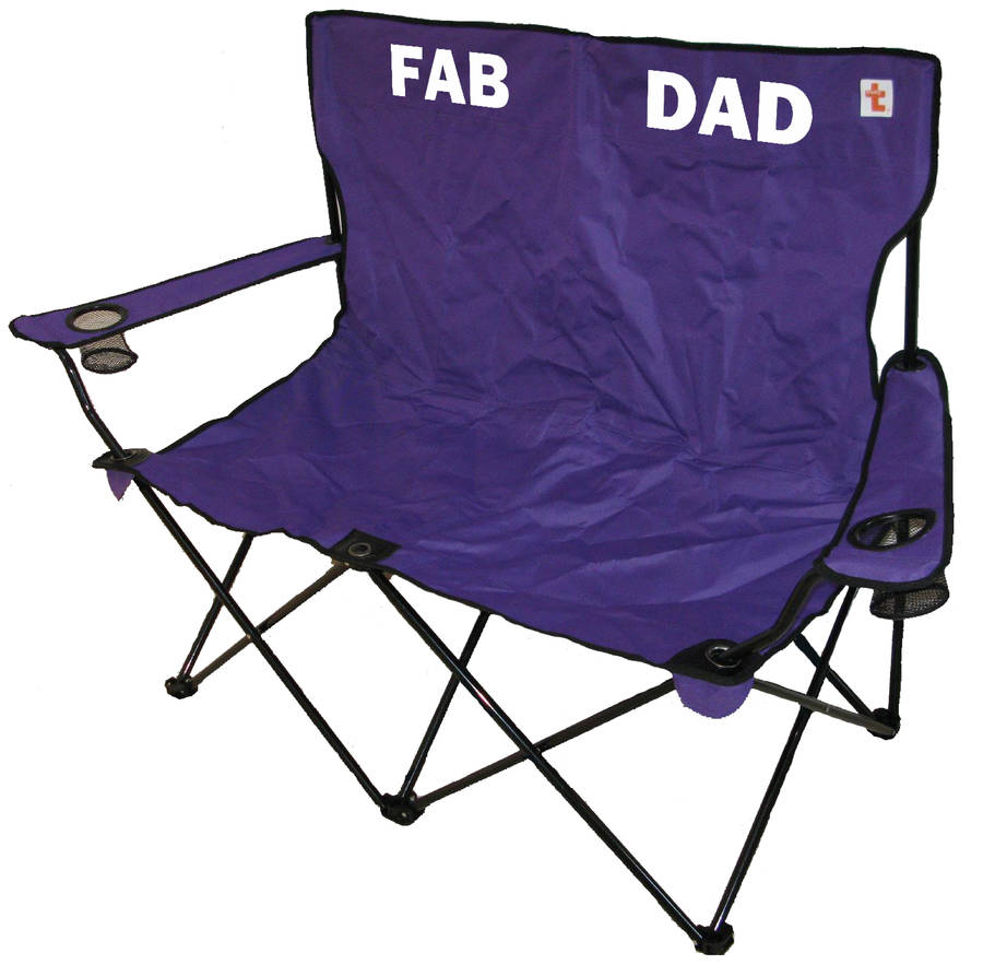 Personalised Outdoor Double Folding Chair By Shortbread
