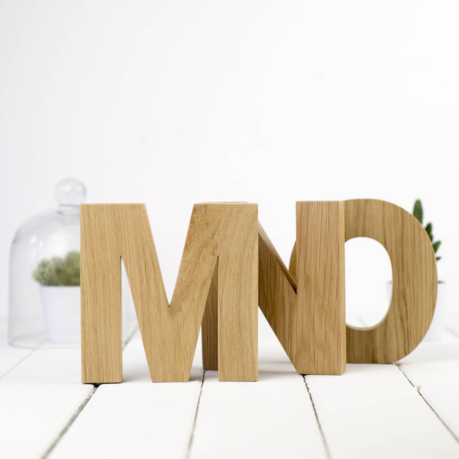 Wood letters. Wooden Letters. V/made.