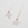 Personalised Rose Quartz Star Necklace, thumbnail 2 of 3