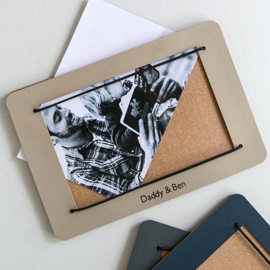 personalised father's day photo frame by begolden