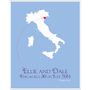 Engaged In Rome Personalised Print, thumbnail 7 of 11