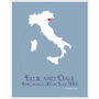 Engaged In Rome Personalised Print, thumbnail 8 of 11