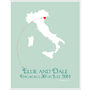 Engaged In Rome Personalised Print, thumbnail 9 of 11