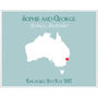Engaged In Sydney Personalised Print, thumbnail 9 of 11