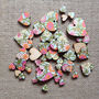 Scatter Love Hearts Wooden Table Confetti, thumbnail 4 of 5