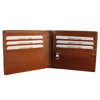 Personalised Brown Initial Wallet, 3 of 4