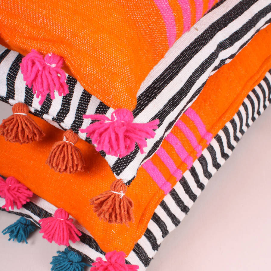 Stripe Oversized Cushions By Bohemia