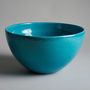 Large Turquoise Hand Glazed Bowl, thumbnail 2 of 2