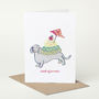 Dachshund 'Dach Of Cream' Sausage Dog Birthday Card, thumbnail 1 of 2