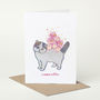 Exotic Shorthair Cat 'Meowmallow' Birthday Card, thumbnail 1 of 2