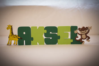 Personalised Wooden Name Jigsaw, 6 of 6