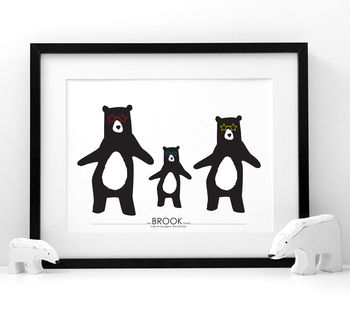 We Love To Boogie, Family A3 Print, 6 of 7