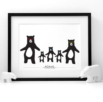 We Love To Boogie, Family A3 Print, 7 of 7