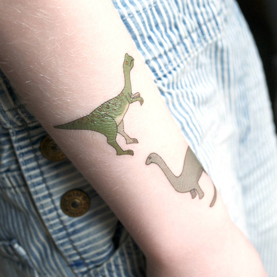 dinosaur temporary tattoos by becka griffin illustration dinosaur temporary tattoos by becka griffin illustration