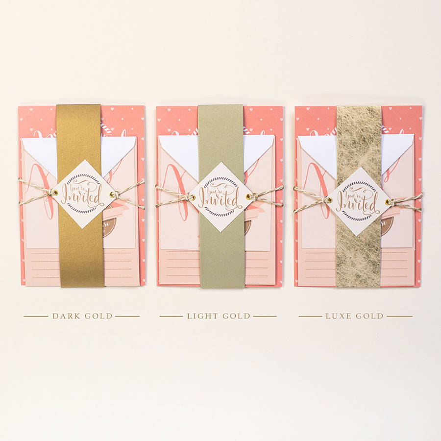 luxury wedding stationery kits by paperknots