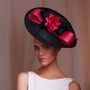 Oversized Disc Headpiece With Flower, thumbnail 1 of 5