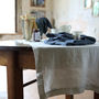 Stone Washed Linen Runner, thumbnail 4 of 5