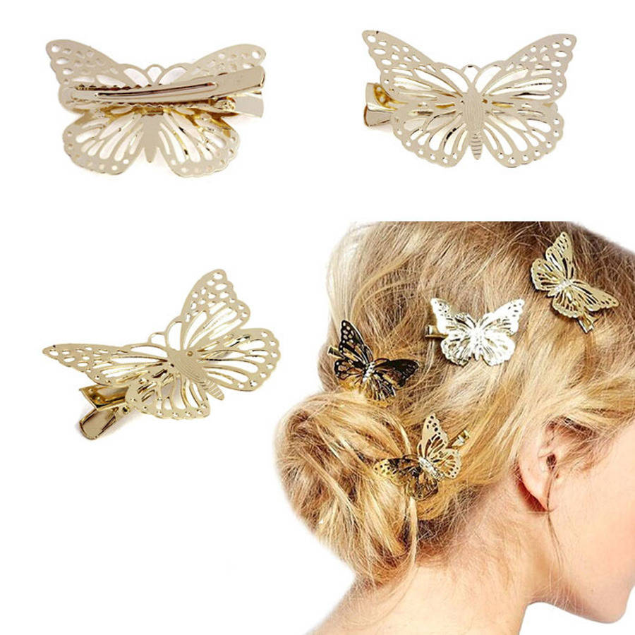 butterfly hair clips by eni | notonthehighstreet.com