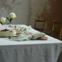 Stone Washed Silver Linen Tablecloth, thumbnail 4 of 4