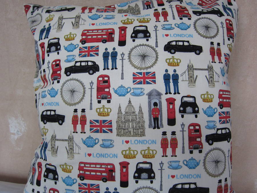 london cushion cover by twentysevenpalms