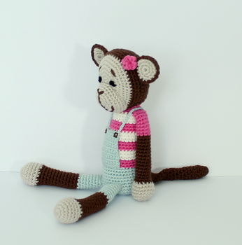 Hand Crochet Cheeky Monkey, 4 of 7