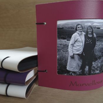 Engraved Leather Photo Frame, 9 of 12