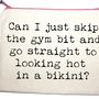 'Skip The Gym' Pouch, thumbnail 2 of 5