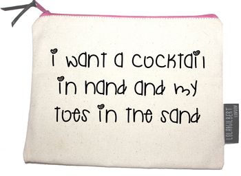 'Cocktail In Hand' Pouch, 2 of 5