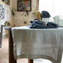 Stone Washed Silver Linen Table Runner, thumbnail 2 of 3