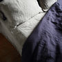 Stone Washed Pure Linen Fitted Sheet, thumbnail 7 of 10