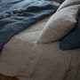 Stone Washed Pure Linen Fitted Sheet, thumbnail 8 of 10