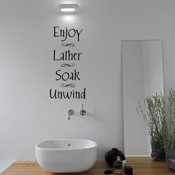 sticker bathroom notonthehighstreet