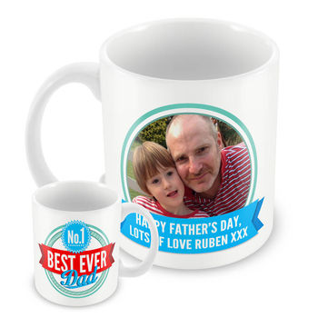 Father's Day Personalised Mug, Photo, 8 of 9