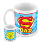 Super Dad Hero Personalised Mug, thumbnail 2 of 3