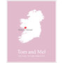 Engaged In Ireland Personalised Print, thumbnail 5 of 11