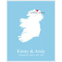 Engaged In Ireland Personalised Print, thumbnail 6 of 11