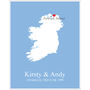 Engaged In Ireland Personalised Print, thumbnail 8 of 11