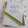 Brilliant Teacher Personalised Notebook, thumbnail 9 of 10
