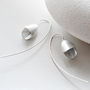 Sterling Silver Snowdrop Earrings, thumbnail 2 of 5